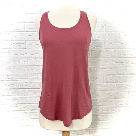 Lululemon Love Tank Pleated Moss Rose Size 4 - Picture 1 of 6